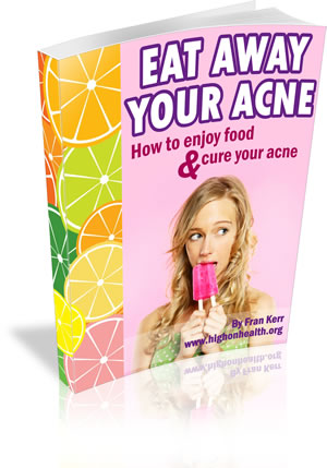 eat away your acne cover Eat away your acne, how to Enjoy Food & cure your acne